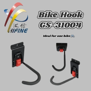 Heavy Duty Wall Mounted Bicycle Storage Hanger, Detachable Garage Bike Rack for Mountain Bikes, Garage & Home Organization