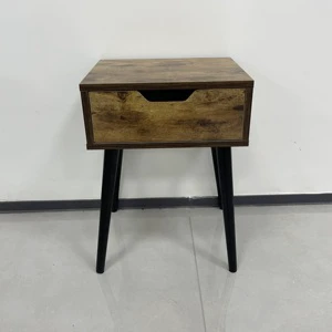 Compact DIY Flat Pack Bedside Cabinet Small Spaces Easy Assembly Nightstand Portable Storage Bedroom Organization Furniture