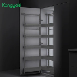 Kangyale Hot Selling Kitchen Supplies Cabinet Storage Drawer Shelf Pull Out Kitchen Pantry Organizer Large Capacity Food Storage