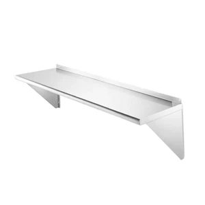 Heavy Duty Stainless Steel Wall-Mounted Storage Rack for Kitchen Equipment for Hotels and Restaurants