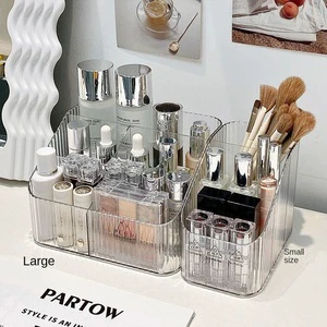 Modern Square PP Plastic Storage Rack Multifunctional Organization Tool for Cosmetics Lipstick Jewelry