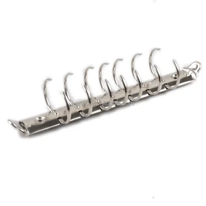 China Factory Manufacture Metal 7 Holes Binder Clip for Paper Folder