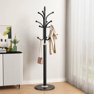 Factory Direct Metal Coat Rack Stand Tube Holder Organizer Tree Stand For Living Room