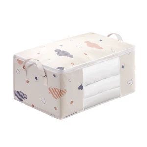 Large Storage Bags Dustproof Clothes Organizer Travel Moving Packing Bags Multi-Purpose Foldable Fabric Box for Home