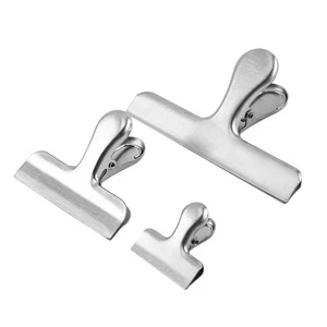 Wholesale Multi-function Food Coffee Paper Snack Sealing Clips Stainless Steel Bag Clips