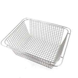 BEILANG High Quality Silver Stainless Steel Eco-Friendly Multi-Purpose Kitchen Wire Mesh Storage Basket