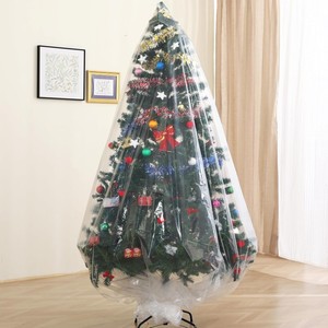 Custom LDPE Plastic Waterproof Heavy Duty Christmas Tree Removal Storage Bag 20g GSM PE Holiday Tree Packing