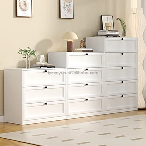 Modern Iron Bedroom Furniture Chest of 5-Drawer Metal Cabinet Storage for Living Room Storage