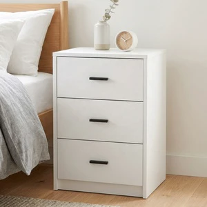Living Room Chest of 3 Drawer Side Cabinet Furniture Wood Bedroom Bedside Table Nightstand