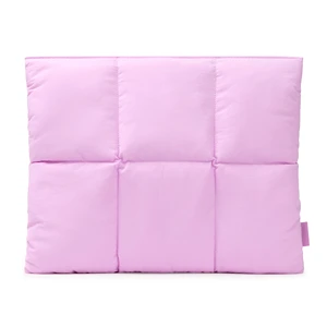 Top Rated Puffer Makeup Bag Soft Cotton Padded Cosmetic Zipper Pouch Nylon Puffy Travel Bag