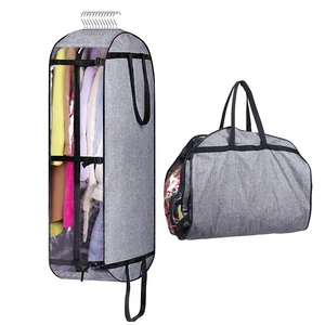 Heavy Duty Clothes Hanging Bags Durable Oxford Fabric Travel Suit Bags Closet Storage Suit Covers 40