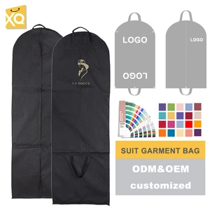 High Quality Reusable Dust Proof Foldable Garment Suit Cover with Dust Protector Zipper Custom Logo Eco-Friendly New Design