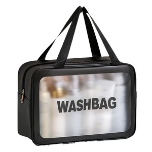Toilet Bag Portable Travel Go Out Carry Large Capacity Cosmetic Bag Waterproof Toiletries Storage Bag