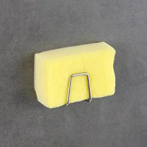 Wall Storage Stainless Steel Sink Drain Racks Sponge Holder and Soap Drying Rack Brackets