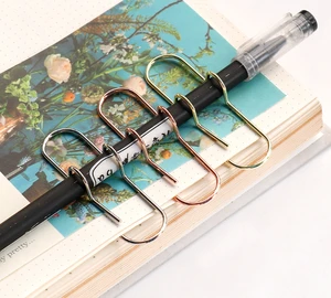 Accessory Metal Pen Holder and Electroplated Paper Clip 100pcs/Bag Product Category Clips