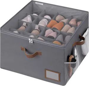 Modern Design Foldable Fabric Shoe Compartment Storage Box New Dust-Proof Moisture-Proof Washable PP Storage Box for Shoes