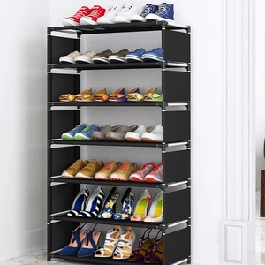 Multi-Layers Simple Shoe Rack Dustproof Household Doorstep Shoe Cabinet Storage Space Saving Assembly of Small Shoes Rack