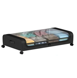 Factory Cheap Price Rolling Under the Bed Storage Bins for Clothes Shoes Blankets