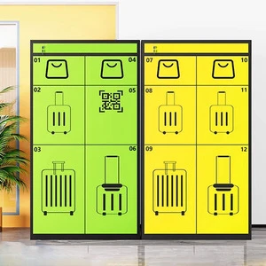 Multi-Color Selectable Airport Self-Service Station Items Charges Intelligent Sweep Code Self-Service Luggage Storage Cabinet