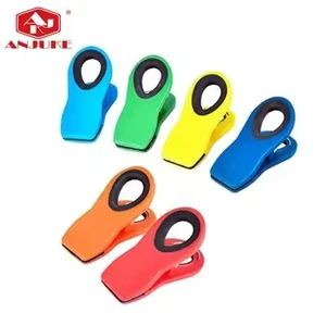 Quality Assured Magnetic Eco-Friendly PP Plastic Durable Folding Design Easy Control Secure Grip Large Capacity Modern Bag Clips