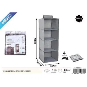 4-Tier 30x30x80cm Organizer Home Accessories Hanging Closet Organizers