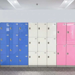Large Capacity ABS Storage Locker Waterproof Durable Outdoor Locker Multi Tier Plastic Locker School Gym Storage Cabinet