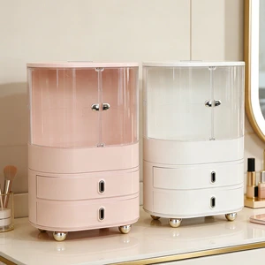 Dust-proof Design Cosmetics, Skin Care Products and Beauty Tools Storing Displaying Cosmetics Storage Box