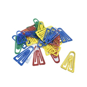The Plastic Triangle Shape Paper Clips for Planners Notebook Travel Photos Documents