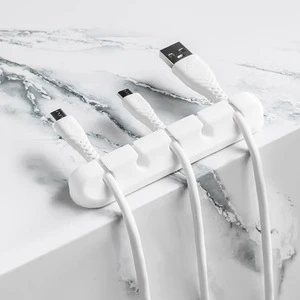 Factory Price Silicone Cable Clip Multifunctional Strong Adhesive Wire Cord Organizer Efficient Cable Management & Accessory