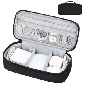 Oxford Wires Storage Case Travel Electronic Organizer Bag Portable Charger Cord Holder USB Cable Storage Box Digital Accessories
