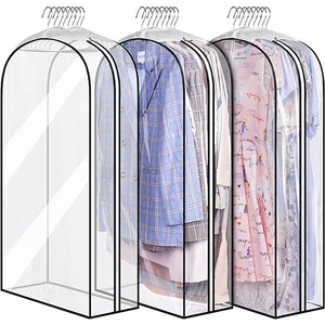 Kids Adult Clothes Dust Cover Garment Bag Coat cover Suit Cover Dress Winter Coats Reusable Garment Protector