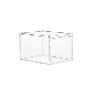 Acrylic Transparent Foldable PET Shoe Storage Box with Thickened Magnetic Closure Anti-Oxidation Moisture-Proof Multi-Functional