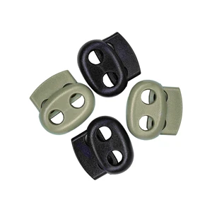 AB-013 5mm Hole Plastic Stopper Cord Lock Bean Toggle Clip Apparel Shoelace Sportswear Other Hunting Products