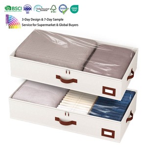 Large Capacity Non-woven Fabric Modern Under The Bed Storage Bag For Clothes And Quilts Multi-Purpose Household Travel Organizer