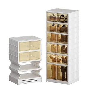 Shoe Box Storage Box, Household Folding Shoe Cabinet, Storage Cabinet, Shoe Rack Storage Box, Shoe Box