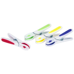 Heavy Duty Multifunctional PP Plastic Clothespins with Hook Type Installation for Living Room & Bathroom Air-Drying Set