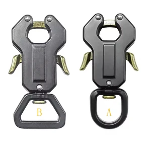 New Arrival High Quality 25mm Dog Collar with Quick Side Release Swivel Hooks Frog Clip Carabiner Special Bag Parts Accessories