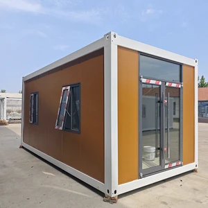 Factory Custom Flat Pack Steel Container House Detachable Prefab Cabin For Construction Dormitory Office Storage Shop Warehouse