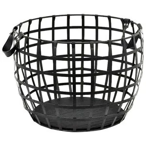Metal Wire Round Basket Multi-functional Home Clothes & Food Storage Basket with Customizable Design