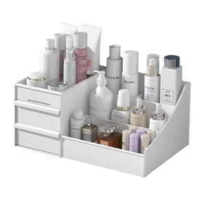 Choice Fun PP Factory Wholesale Plastic Makeup Organizer Case Desktop Cosmetics Storage Box Skincare Cosmetic Storage Box