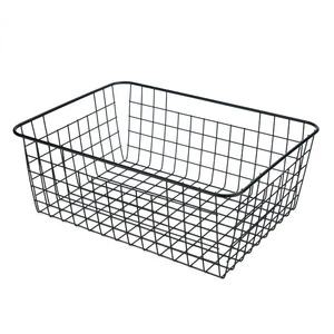 Iron Laundry Storage Baskets Wire Baskets for Organizing and Storage