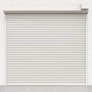 European Aluminum Insulated Garage Rolling Shutter Door Electric Remote Control Roller Door For Warehouse Garage Modern Building