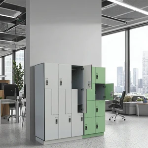 Cartmay Customizable Modern Style Athletic Club HPL Locker Cabinets Gym Storage with Accessories
