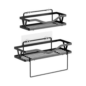 Wall Mounted Metal Bathroom Storage Rack