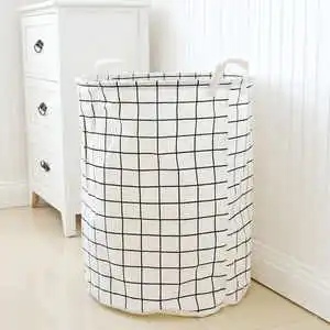 2024 Hot-Selling Foldable Fabric Laundry Baskets Household Storage Boxes Bins For Clothes Washing And Storage