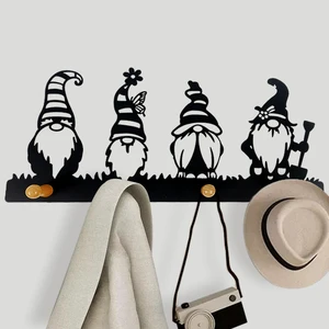Customized Color Metal Hanging Door Hook Creative Design Wall Key Holder Hanger Hook for Wall