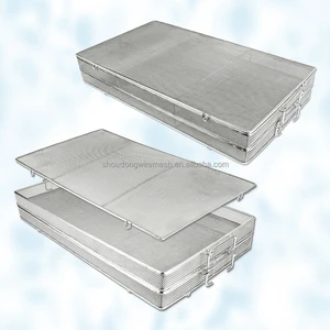 OEM 304316Stainless Steel Metal Mesh Baskets Filter Dry Clean Wire Mesh Sieving Tray