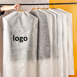 Non-Woven Suit Coat Dust Cover - Washable Reusable Eco-Friendly Garment Dust Bag for Clothes Protection