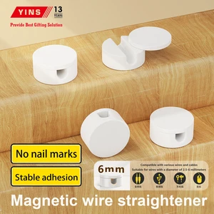 Wholesale Custom Logo Durable Magnetic Cable Holder Bulk ABS Plastic Wire Organizer OEM ODM Service YINSTECH Electronics