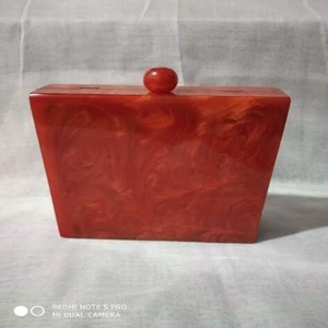 High Quality Antique Resin Art Handmade Classic Modern Bag Clips Durable Design Adjustable Waterproof Large Capacity for Jewelry